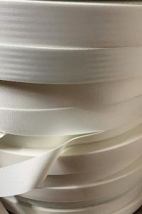 Beyaz Emniyet Kemeri Kumaşı