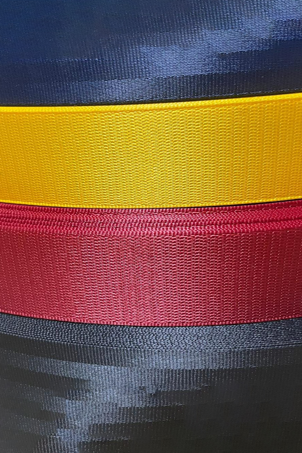 Renkli Emniyet Kemeri Kumaşı